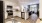 kitchen with white cabinets